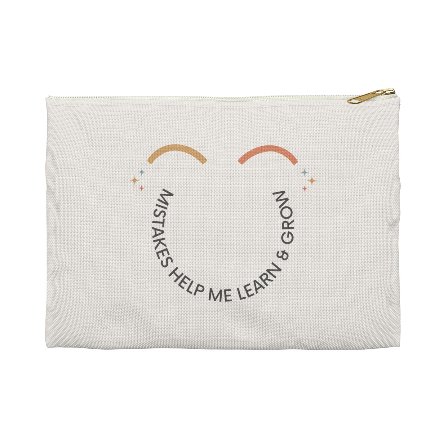 Mistakes Help Me Learn & Grow - Kids Treasures Pouch