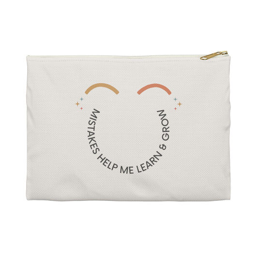 Mistakes Help Me Learn & Grow - Kids Treasures Pouch