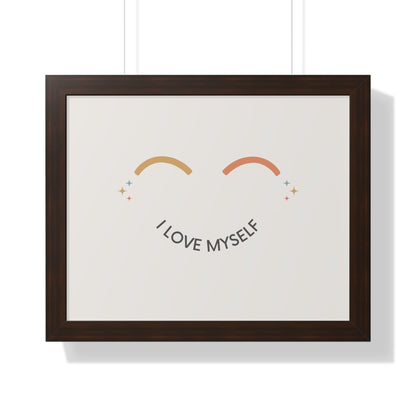 I Love Myself - Kids Framed Art