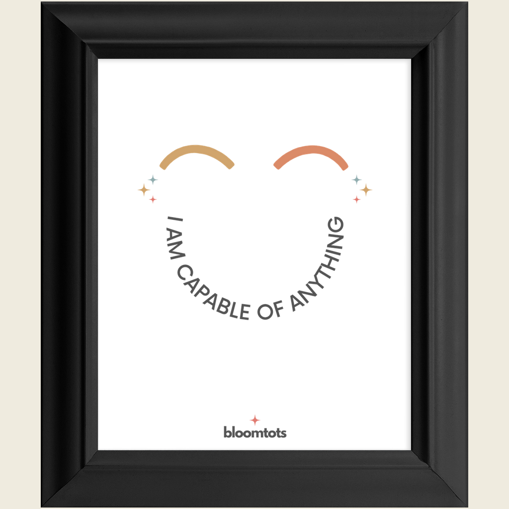 I Am Capable Of Anything - Kids Framed Art