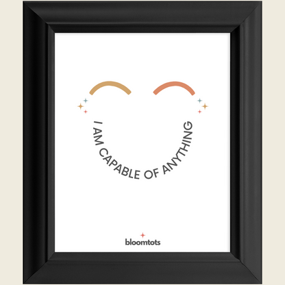 I Am Capable Of Anything - Kids Framed Art