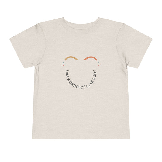 I Am worthy Of Love & Joy - Kids T-Shirt