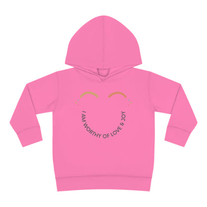 I Am worthy Of Love & Joy - Kids Hoodie