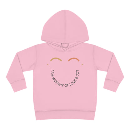 I Am worthy Of Love & Joy - Kids Hoodie