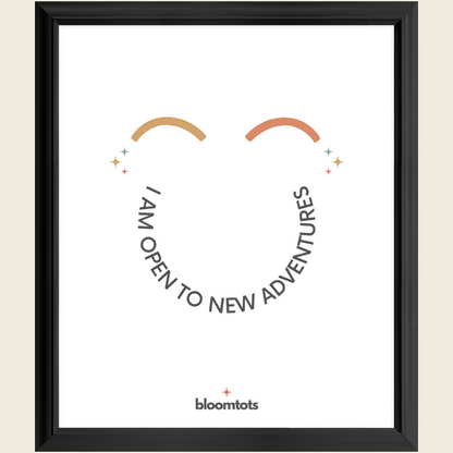 I Am Open To New Adventures - Kids Framed Art