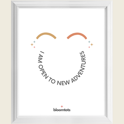 I Am Open To New Adventures - Kids Framed Art