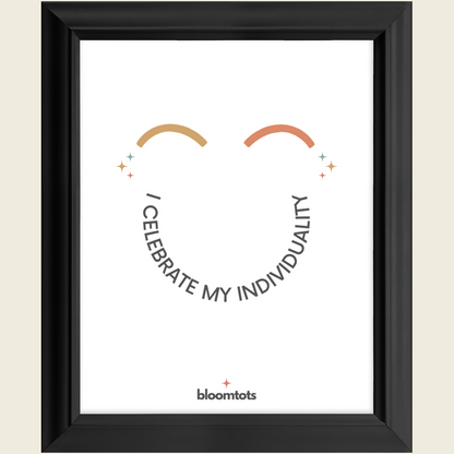 I Celebrate My Individuality - Kids Framed Art