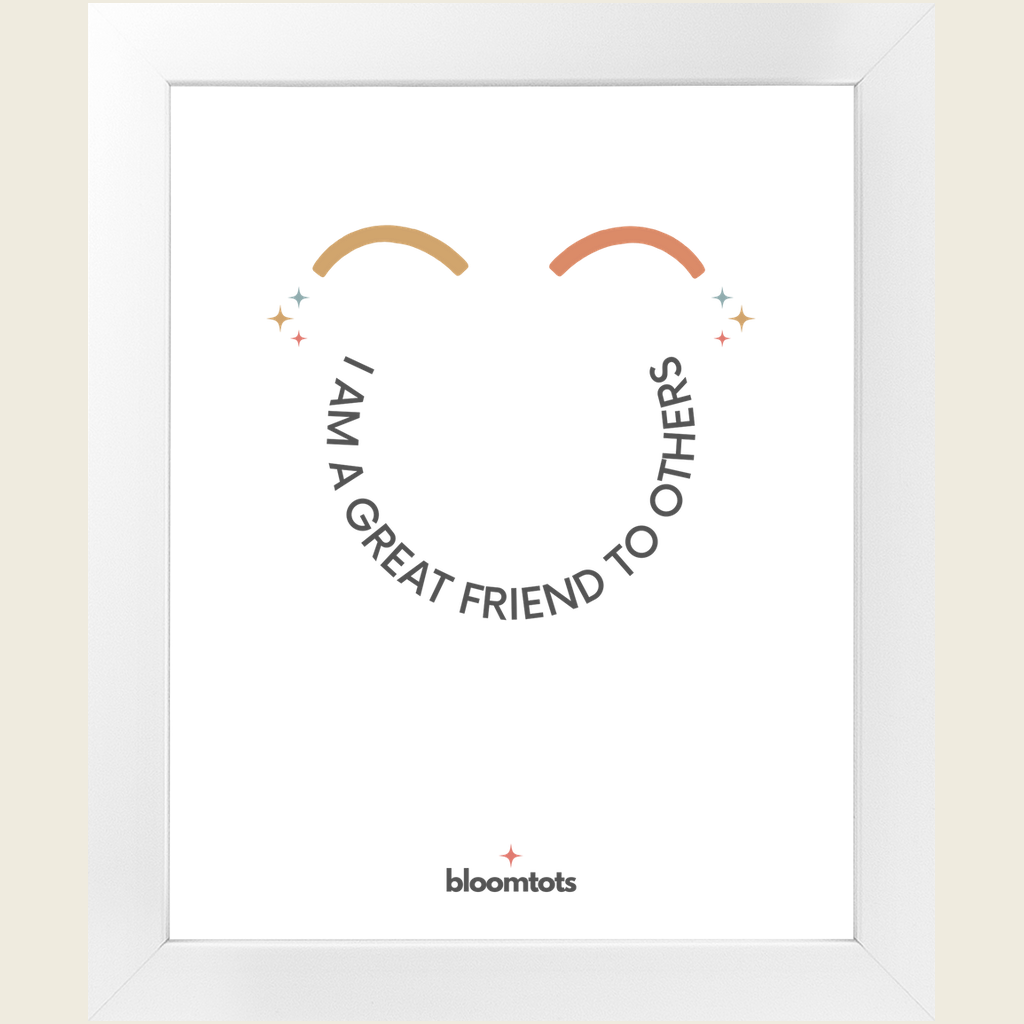 I Am A Great Friend To Others - Kids Framed Art