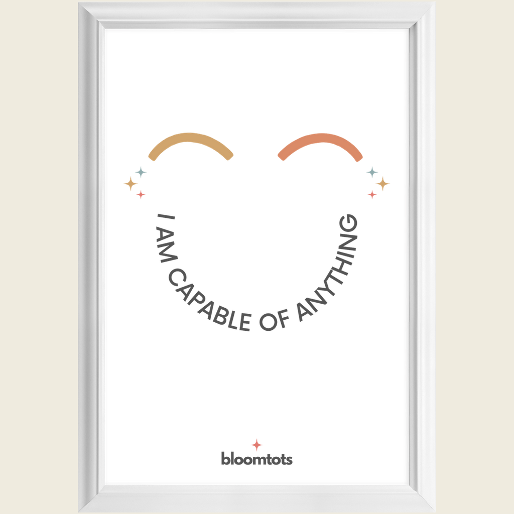 I Am Capable Of Anything - Kids Framed Art