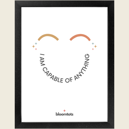 I Am Capable Of Anything - Kids Framed Art