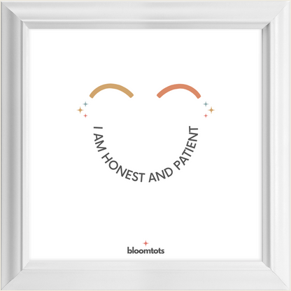 I Am Honest And Patient - Kids Framed Art