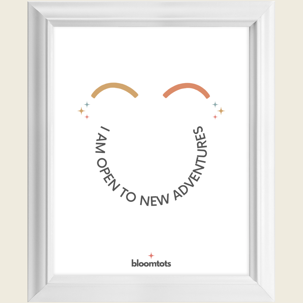 I Am Open To New Adventures - Kids Framed Art