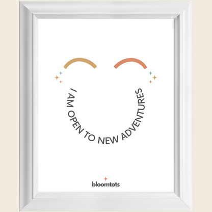 I Am Open To New Adventures - Kids Framed Art