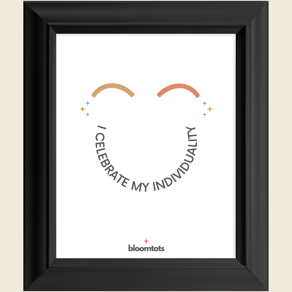 I Celebrate My Individuality - Kids Framed Art