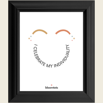 I Celebrate My Individuality - Kids Framed Art