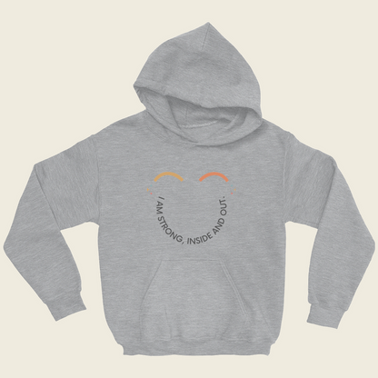 I Am Strong, Inside And Out - Kids Hoodie