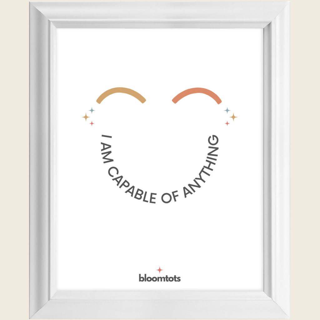 I Am Capable Of Anything - Kids Framed Art