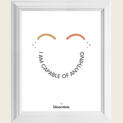 I Am Capable Of Anything - Kids Framed Art