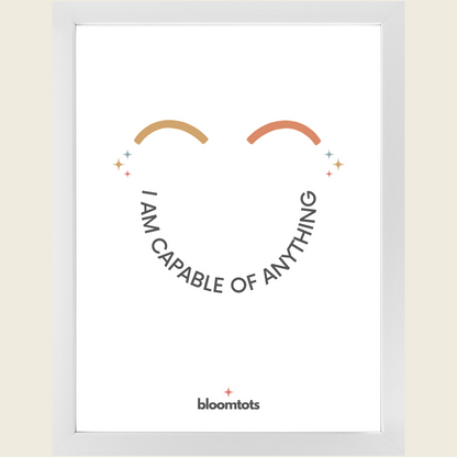 I Am Capable Of Anything - Kids Framed Art