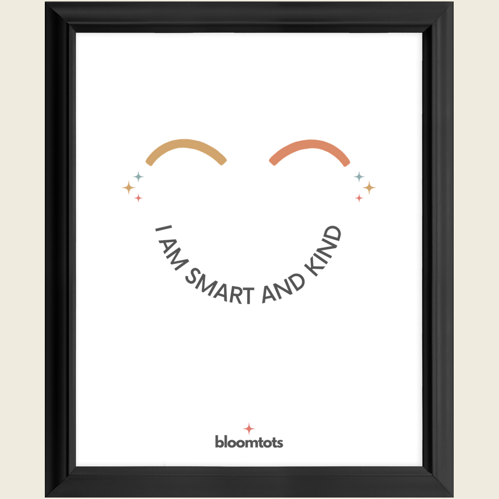 I Am Smart And Kind - Kids Framed Art