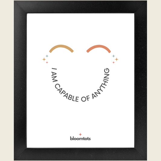 I Am Capable Of Anything - Kids Framed Art