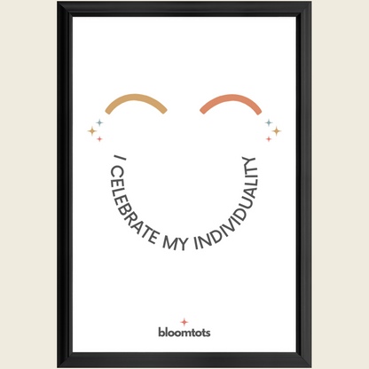 I Celebrate My Individuality - Kids Framed Art