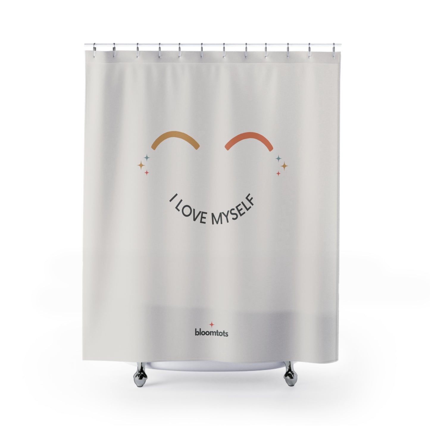 I Love Myself - Kids Room Shower Curtain