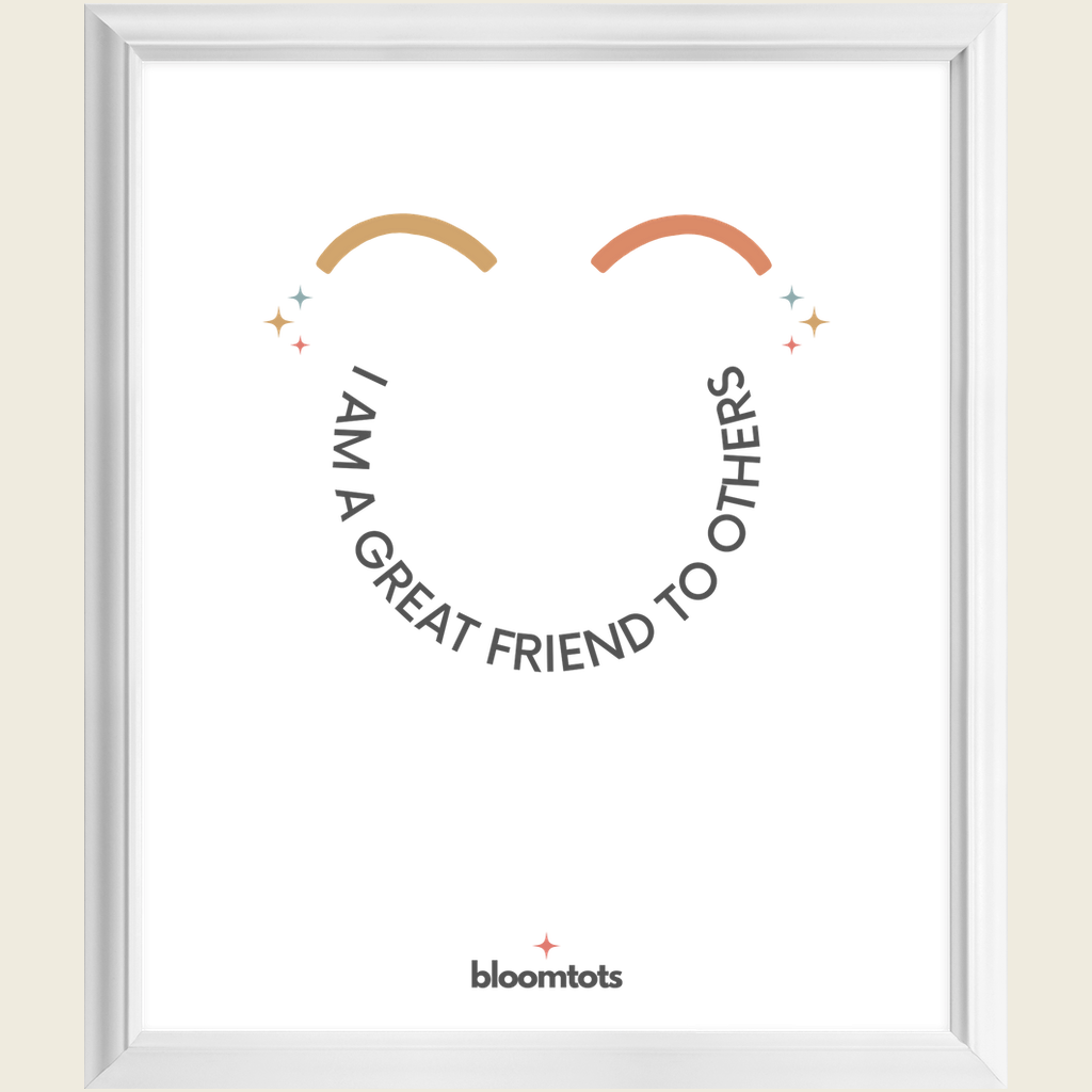 I Am A Great Friend To Others - Kids Framed Art