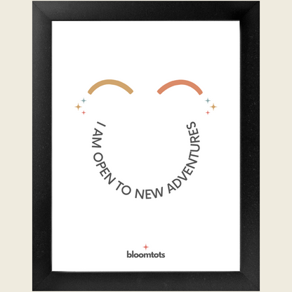 I Am Open To New Adventures - Kids Framed Art