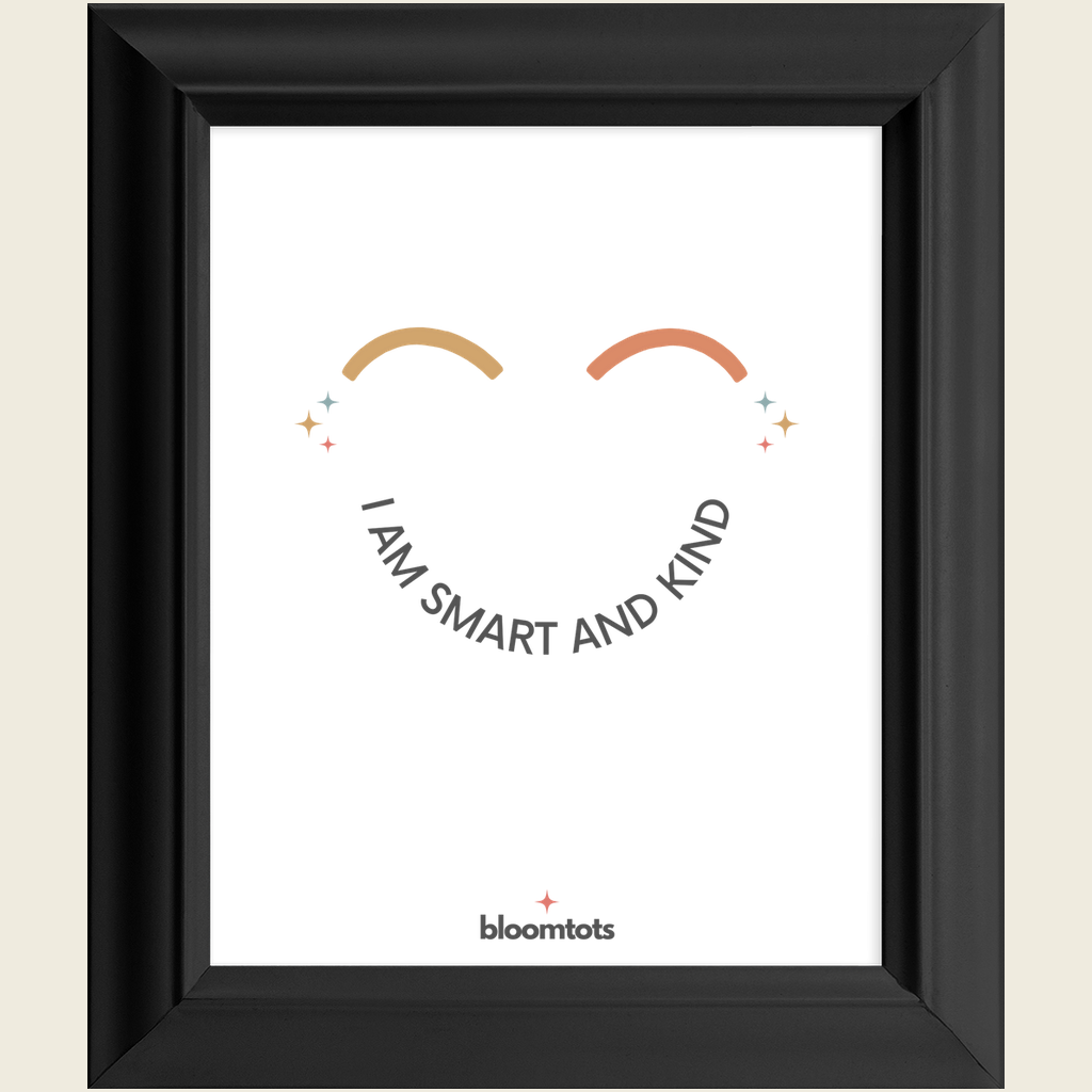 I Am Smart And Kind - Kids Framed Art