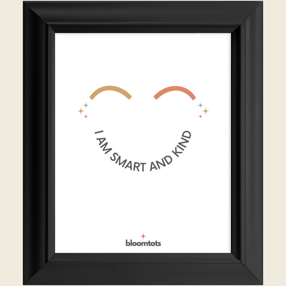 I Am Smart And Kind - Kids Framed Art