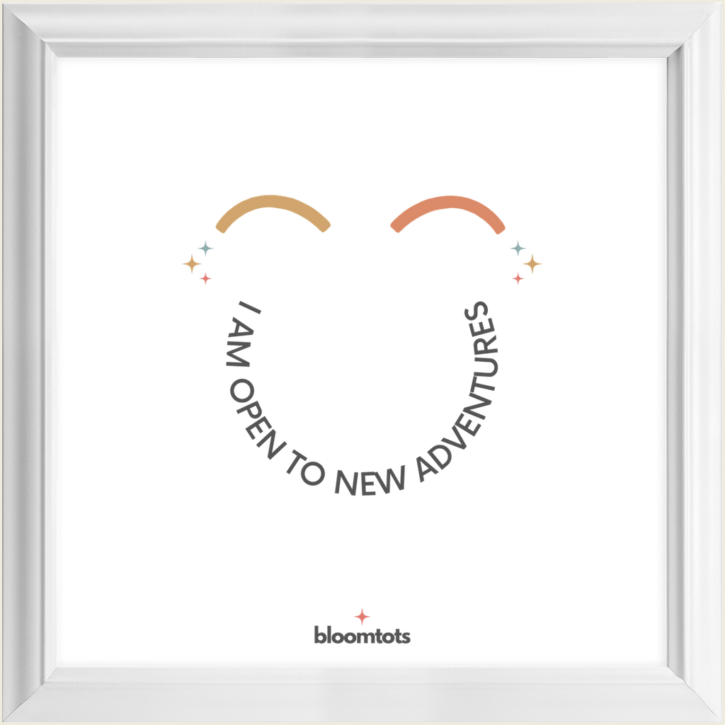 I Am Open To New Adventures - Kids Framed Art