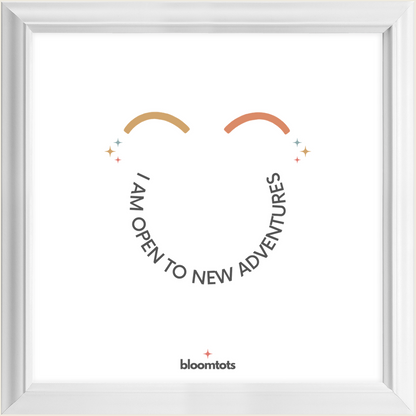 I Am Open To New Adventures - Kids Framed Art