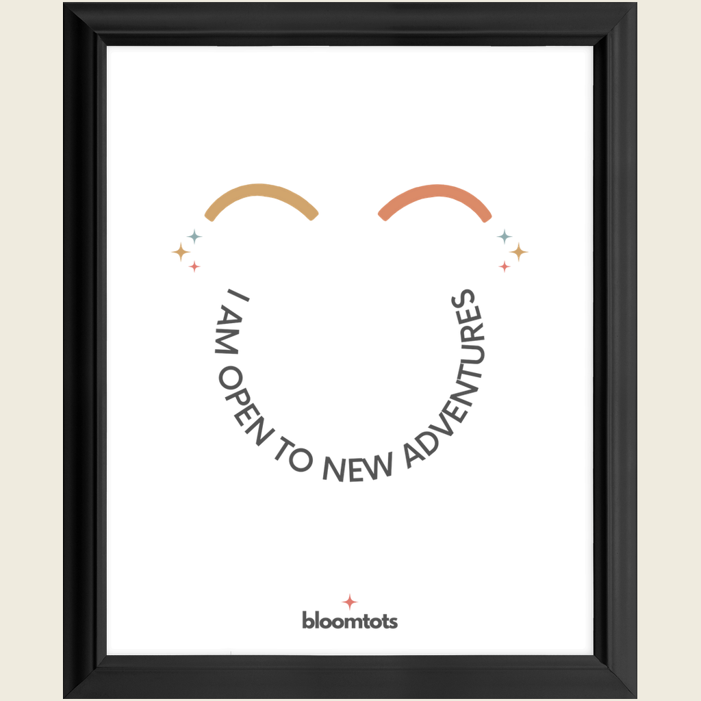 I Am Open To New Adventures - Kids Framed Art