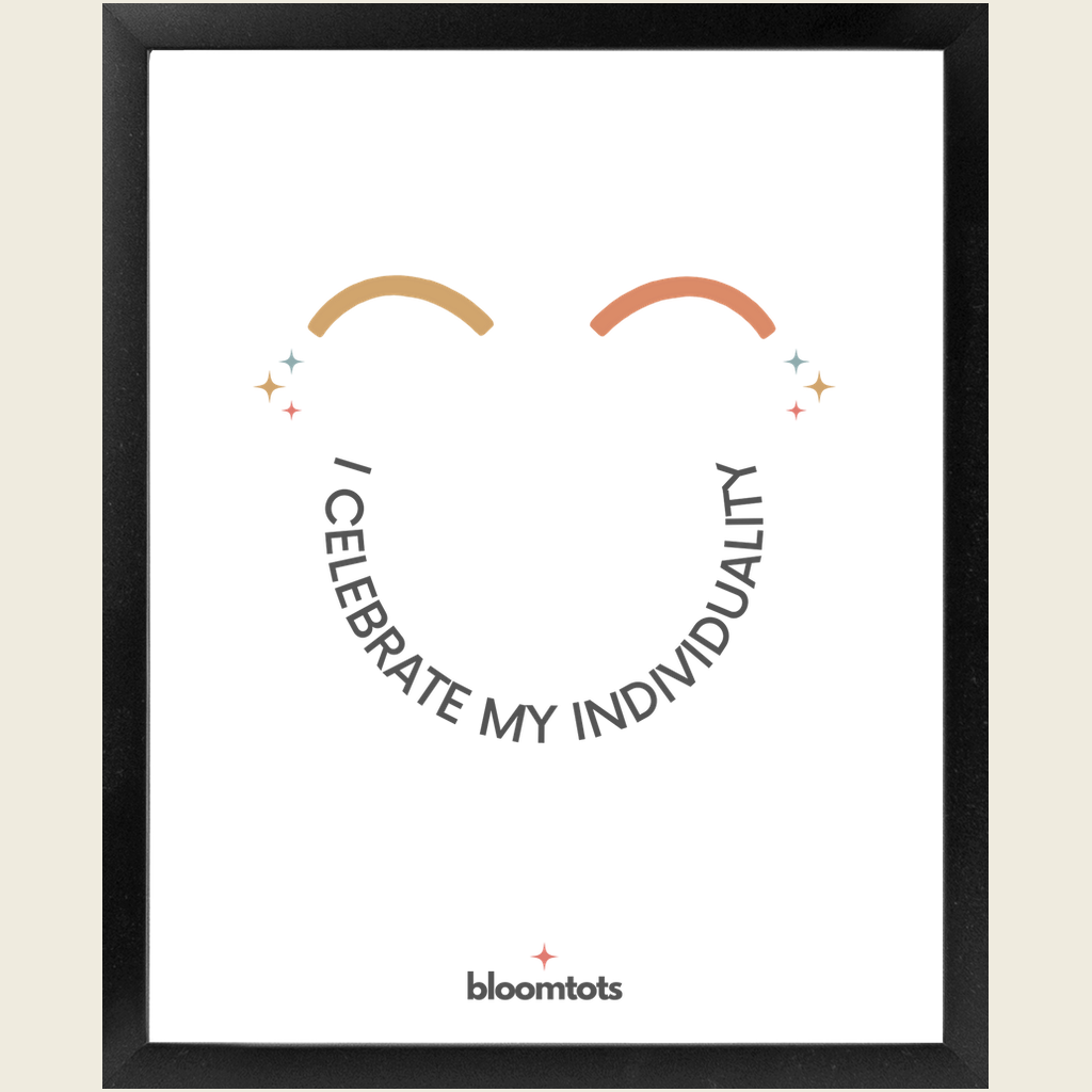 I Celebrate My Individuality - Kids Framed Art