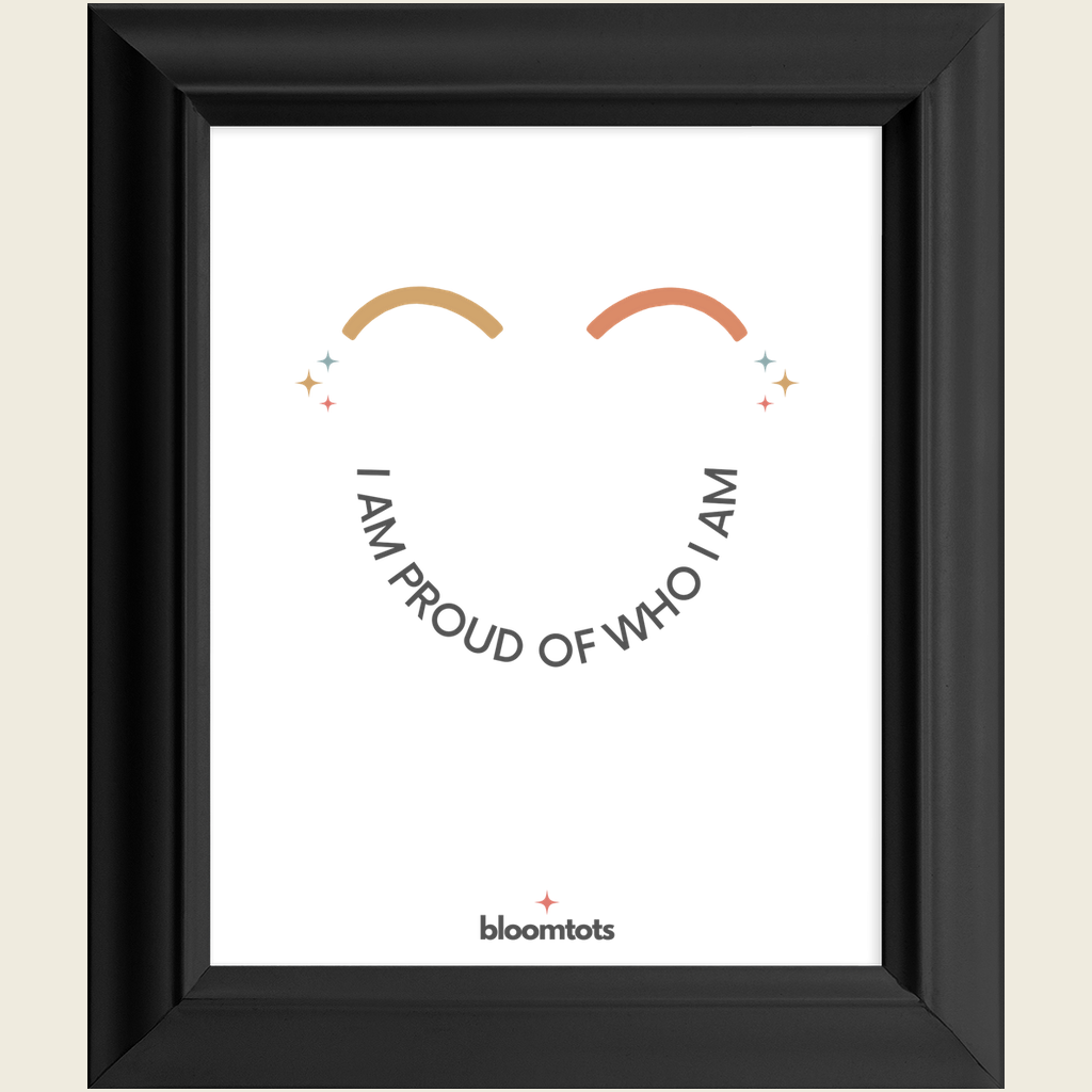 I Am Proud Of Who I Am - Kids Framed Art