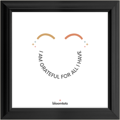 I Am Grateful For All I Have - Kids Framed Art