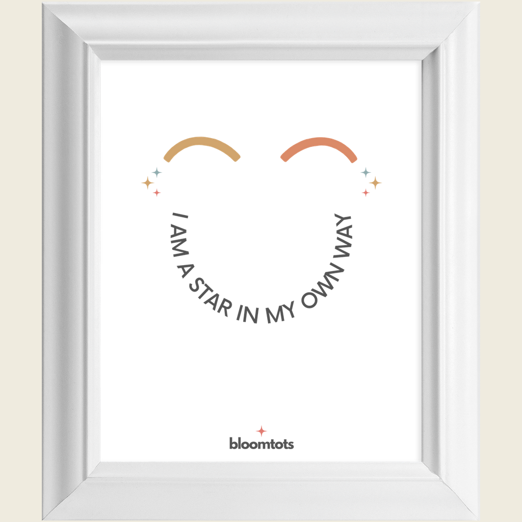 I Am A Star In My Own Way - Kids Framed Art