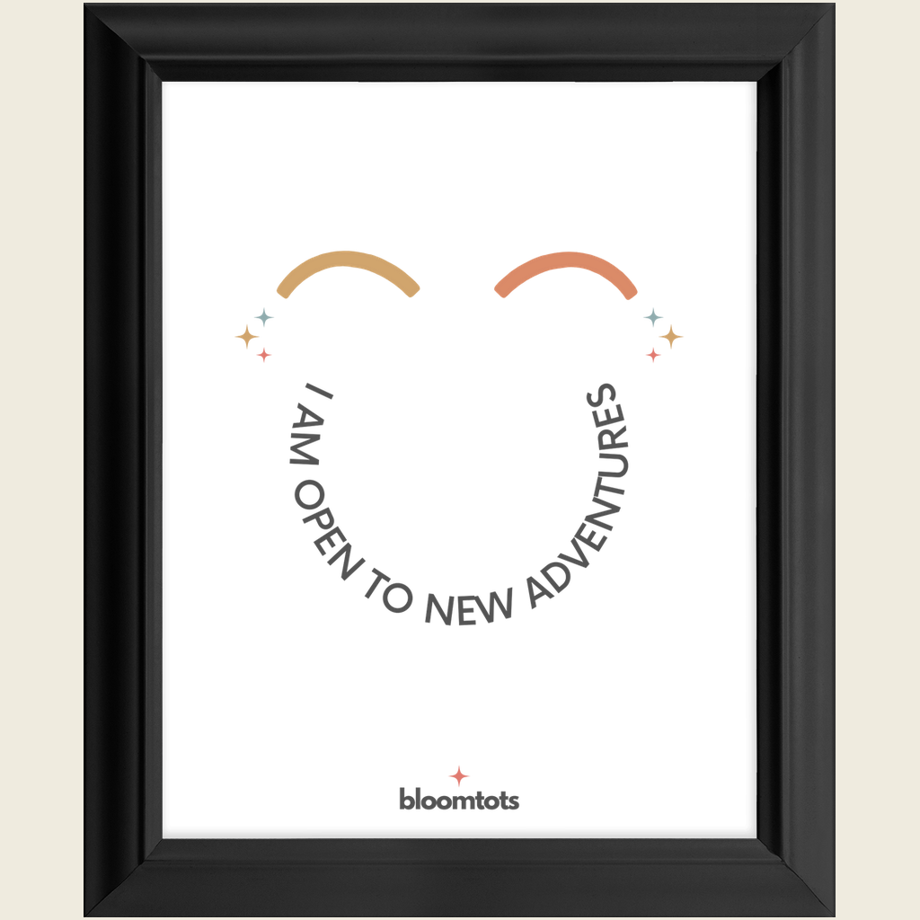 I Am Open To New Adventures - Kids Framed Art