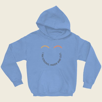 I Am Strong, Inside And Out - Kids Hoodie