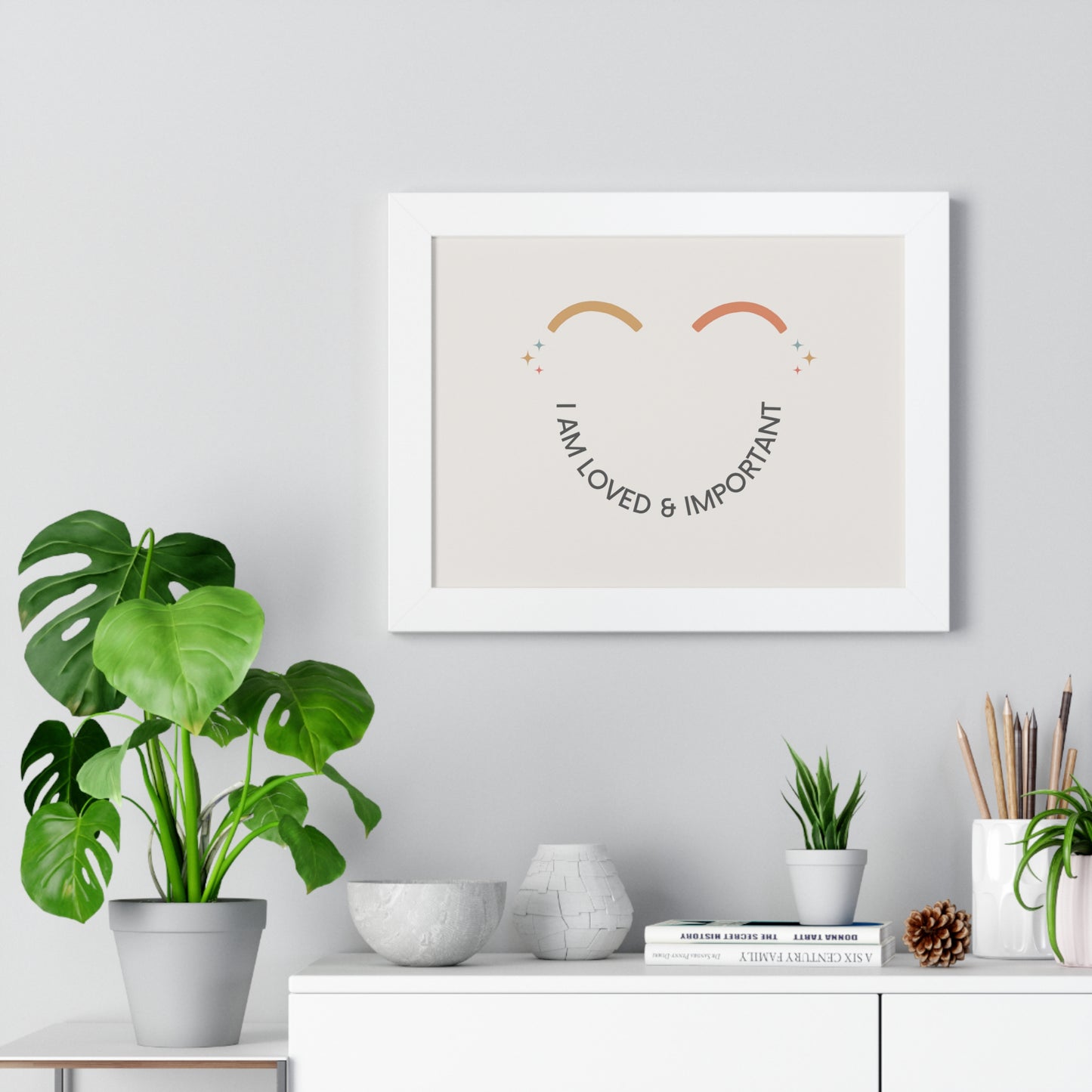 I Am Loved And Important - Kids Framed Art