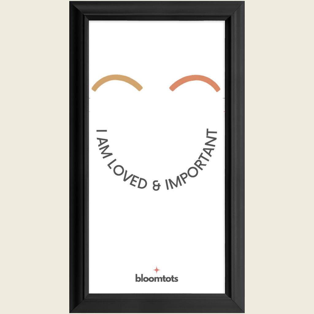 I Am Loved & Important - Kids Framed Art