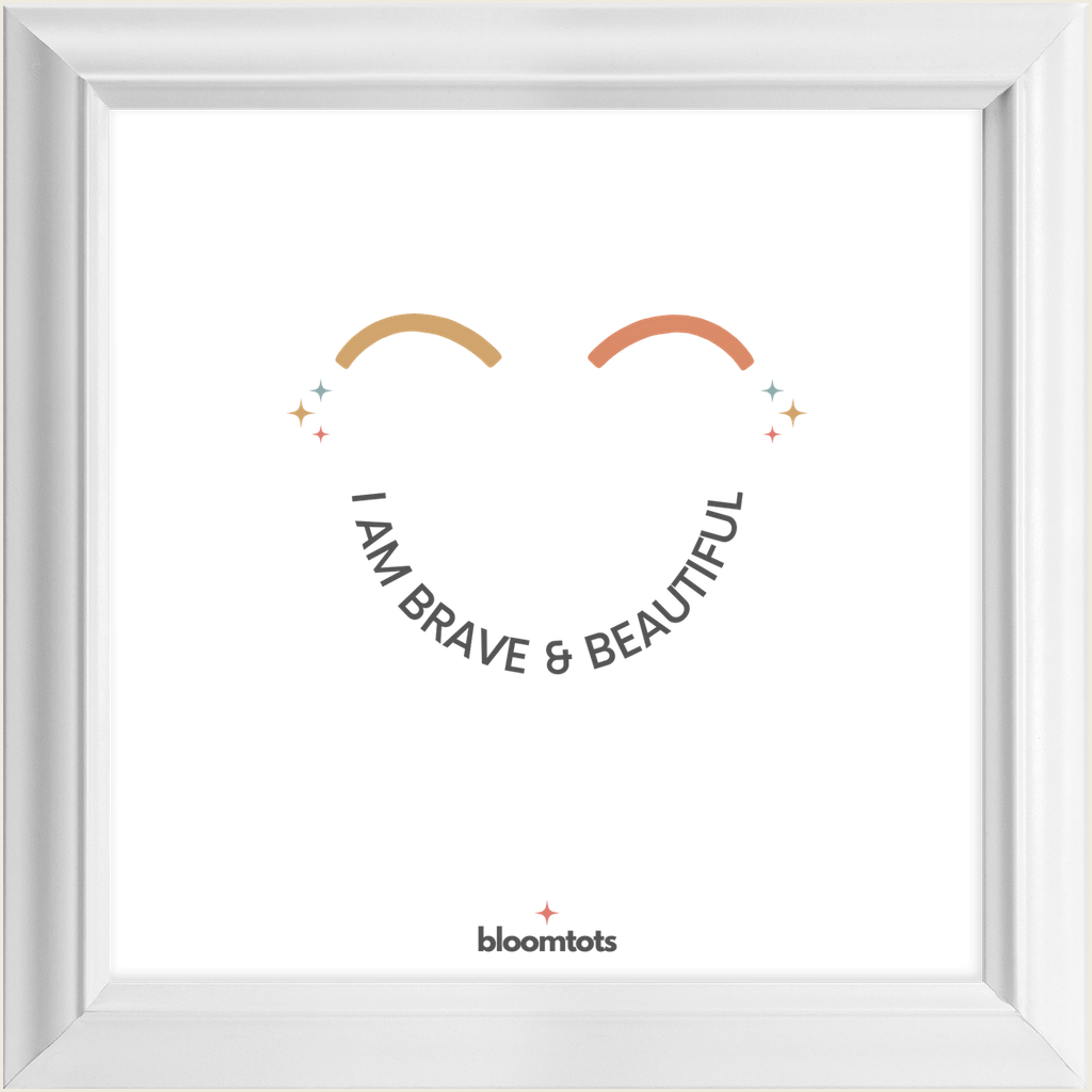 I Am Brave & Beautiful - Kids Framed Art