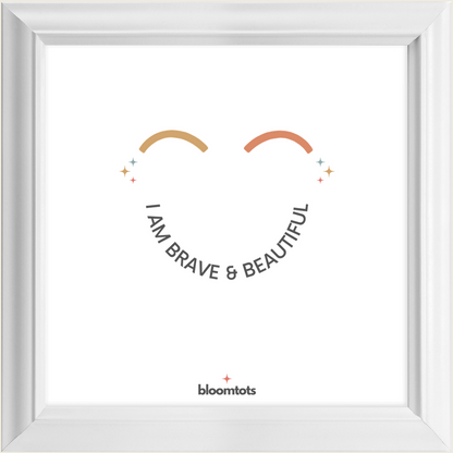 I Am Brave & Beautiful - Kids Framed Art