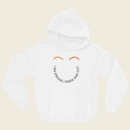 I Am Strong, Inside And Out - Kids Hoodie