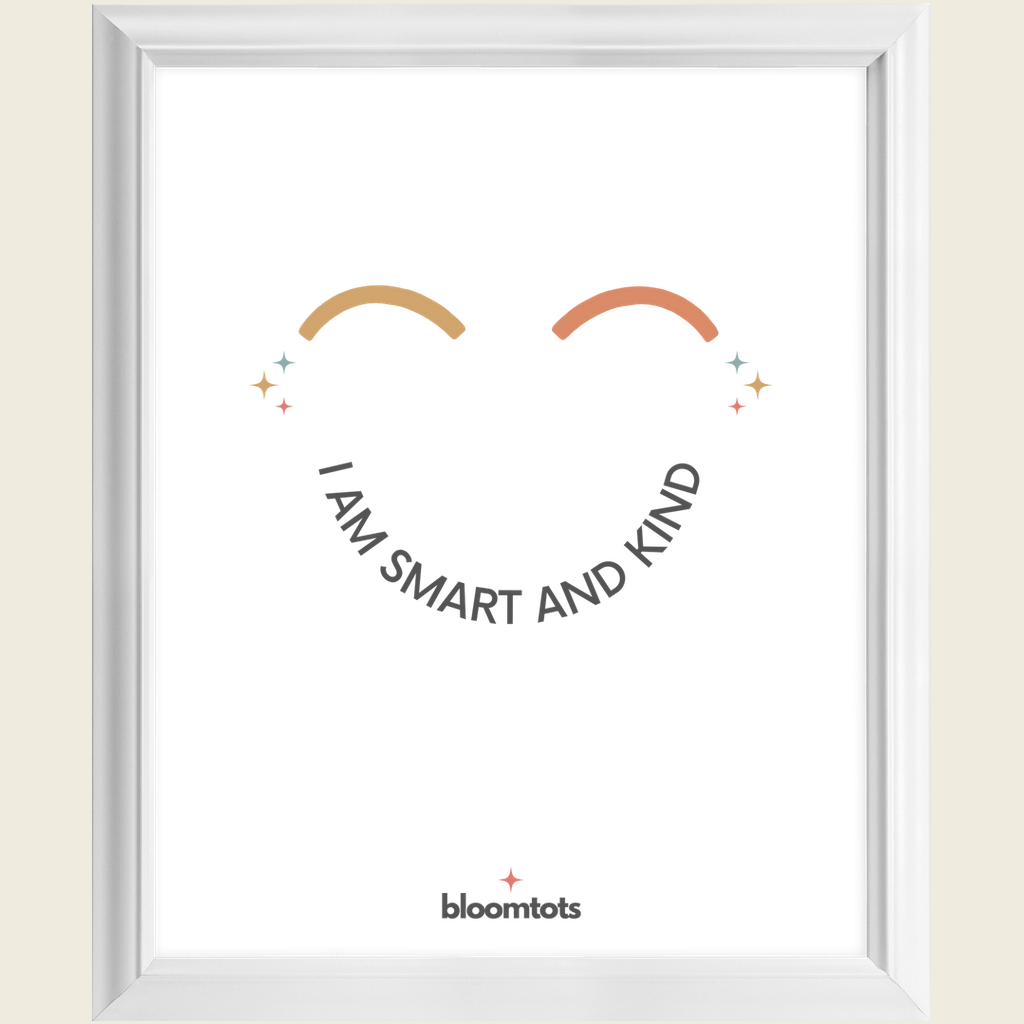 I Am Smart And Kind - Kids Framed Art