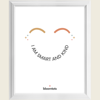 I Am Smart And Kind - Kids Framed Art