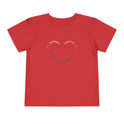 I Am Loved And Important - Kids T-Shirt