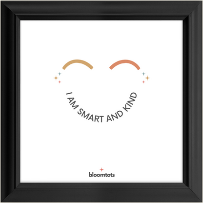 I Am Smart And Kind - Kids Framed Art