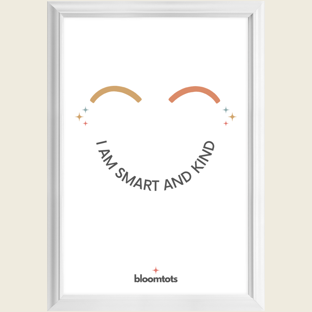 I Am Smart And Kind - Kids Framed Art